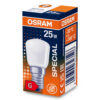 [LVE-4050300323596] Ledvance/Osram Bombilla Incandescente E14 25W 140Lm 2700K   Regulable - Blanco Muy Cálido