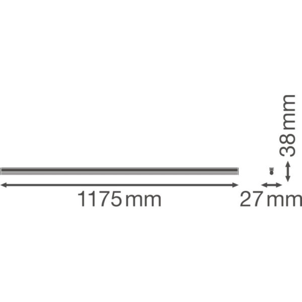[LVE-4058075099739] Luminaria LED Lineal Ledvance "Compact"   20W 2000Lm 3000K 140º IP20