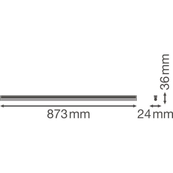 [LVE-4058075106239] Luminaria LED Lineal Ledvance "Compact"   15W 1500Lm 3000K 140º IP20 - Blanco Cálido
