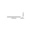 [LVE-4058075106376] Luminaria LED Lineal Ledvance "Compact"   25W 2500Lm 4000K 140º IP20