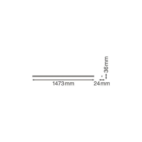 [LVE-4058075106376] Luminaria LED Lineal Ledvance "Compact"   25W 2500Lm 4000K 140º IP20