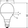 [LVE-4058075147898] Ledvance/Osram Bombilla LED "Classic" E14 4,9W 470Lm 2700K 200º IP20