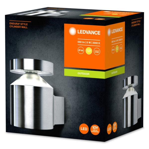 [LVE-4058075205338] Luminaría LED Ledvance "Endura" Exterior Sensor   6W 360Lm 3000K  IP44