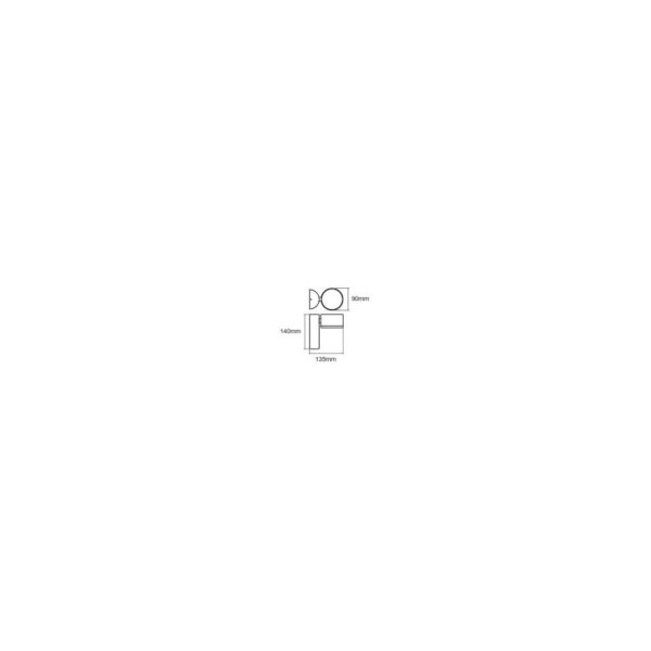 [LVE-4058075214095] Luminaría LED Ledvance "Endura" Exterior Sensor   8W 440Lm 3000K  IP44 - Blanco Cálido