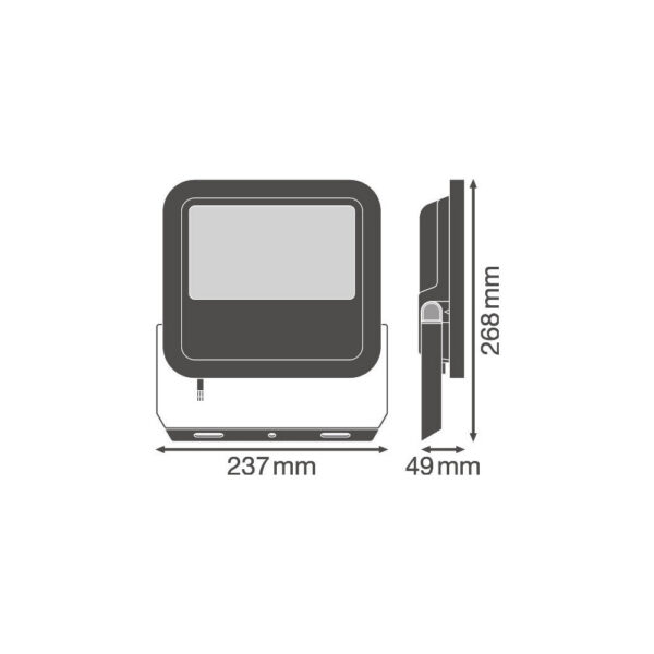 [LVE-4058075422445] Foco Proyector LED Ledvance   65W 7150Lm 3000K 100 x 100º IP65 - Blanco Cálido