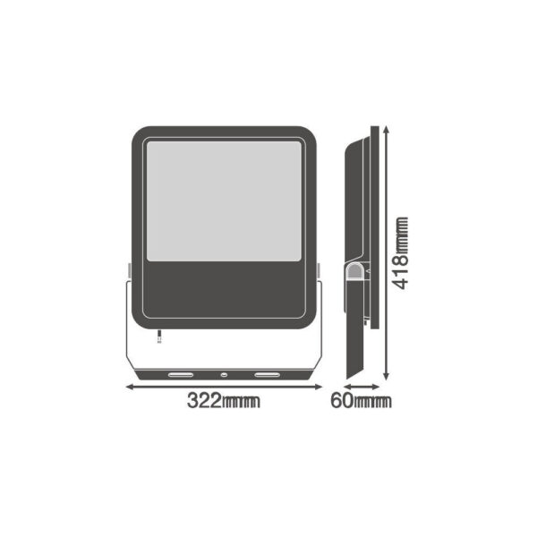 [LVE-4058075423725] Foco Proyector LED Ledvance   165W 18150Lm 3000K 100 x 100º IP65 - Blanco Cálido