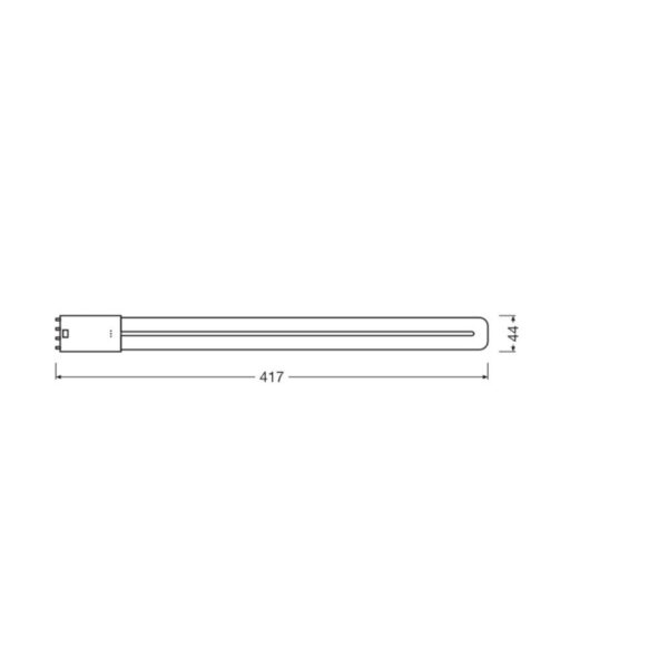[LVE-4058075557833] Lámpara LED Ledvance/DULUX 2G11 18W 2300Lm 4000K 140º IP20
