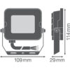 [LVE-4058075574571] Foco Proyector LED Ledvance   10W 900Lm 3000K 100 x 100º IP65