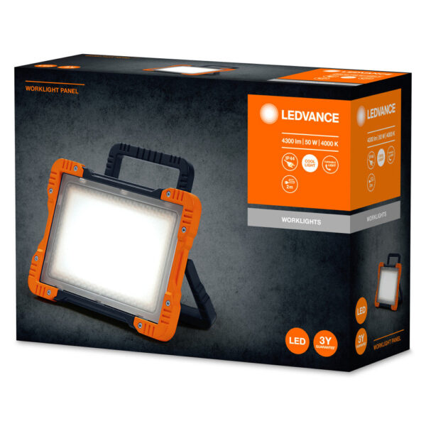 [LVE-4058075576599] Luz de Trabajo LED Ledvance     50W 4000Lm 4000K 110º IP20 - Blanco Natural