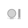 [LVE-4058075647145] Aplique LED Ledvance   10W 800Lm 3000K 120º IP65 - Blanco Cálido