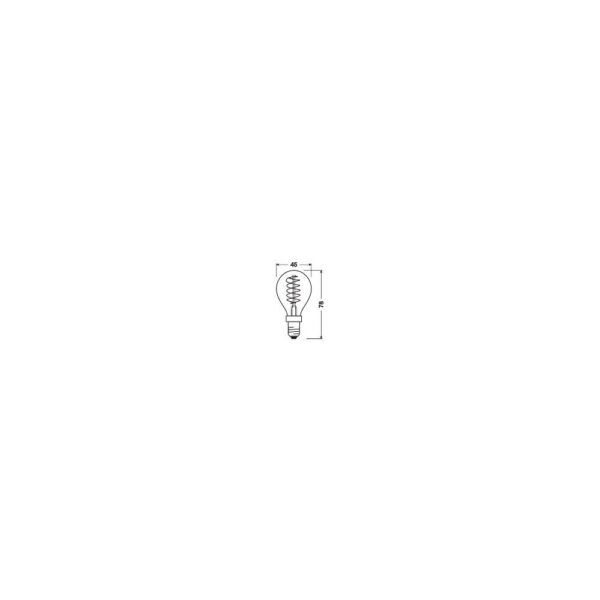 [LVE-4058075761438] Ledvance/Osram Bombilla LED "Classic" E14 3,4W 250Lm 2200K 320º IP20 Regulable - Blanco Extra Cálido