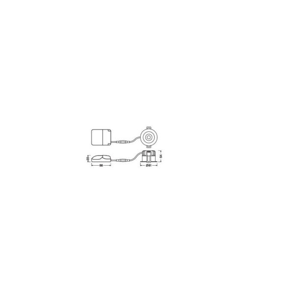 [LVE-4058075799820] Foco Spot LED LEDVANCE    8W 680Lm 3000K 36º IP44 Regulable