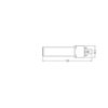 [LVE-4058075822931] Lámpara LED Ledvance/DULUX G23 3,5W 360Lm 3000K 120º IP20