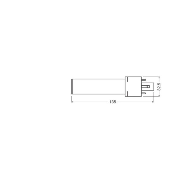 [LVE-4058075822931] Lámpara LED Ledvance/DULUX G23 3,5W 360Lm 3000K 120º IP20