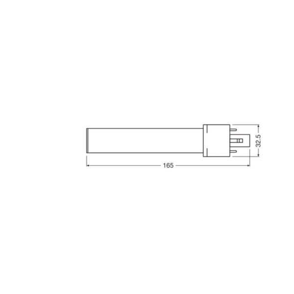 [LVE-4058075822979] Lámpara LED Ledvance/DULUX G23 4W 500Lm 3000K 120º IP20