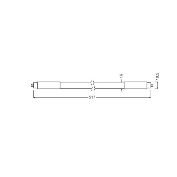 [LVE-4058075823679] Tubo LED  T5 Ledvance G5 7W 850Lm 4000K 190º IP20