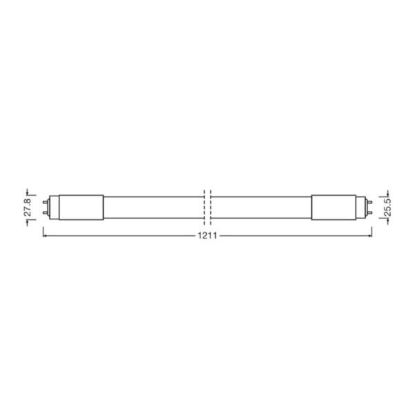 [LVE-4099854025914] Tubo LED T8 Ledvance Balastro Electrónico G13 14W 1900Lm 3000K 190º IP20