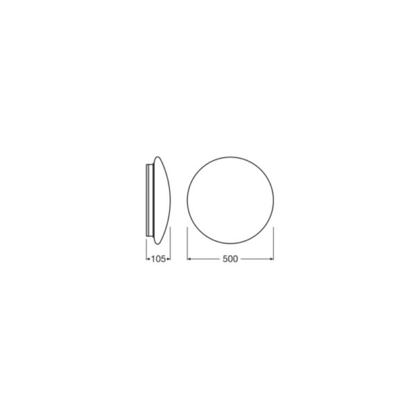 [LVE-4099854042157] Aplique LED Ledvance   42 / 30 / 19W 3500 / 2500 / 1500Lm 3000K 120º IP44