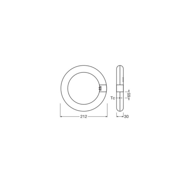 [LVE-4099854042447] Tubo LED T9 Ledvance G10q 11W 1200Lm 3000K 110º IP20