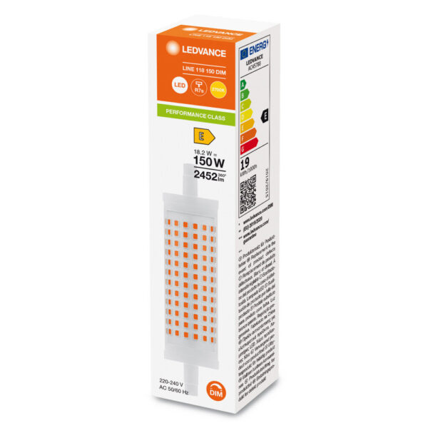 [LVE-4099854048678] Ledvance/Osram Bombilla LED "Special" R7s 18,2W 2452Lm 2700K 300º IP20 Regulable