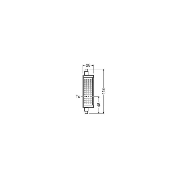 [LVE-4099854048678] Ledvance/Osram Bombilla LED "Special" R7s 18,2W 2452Lm 2700K 300º IP20 Regulable