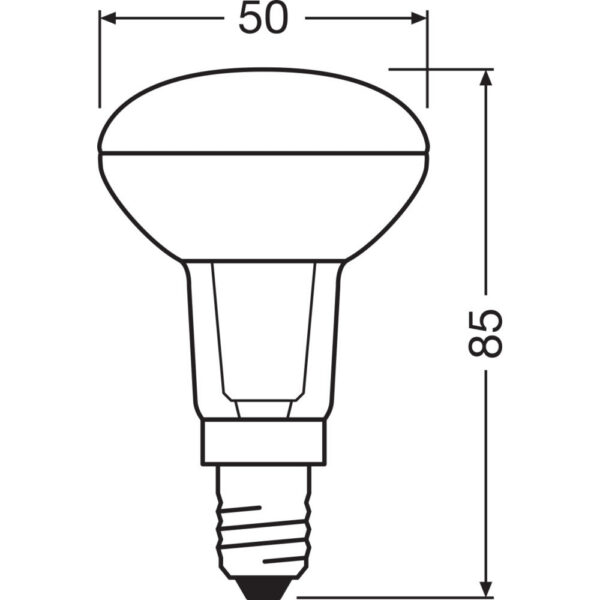 [LVE-4099854058639] Ledvance/Osram Bombilla LED Spot E14 1,5W 110Lm 2700K 36º IP20