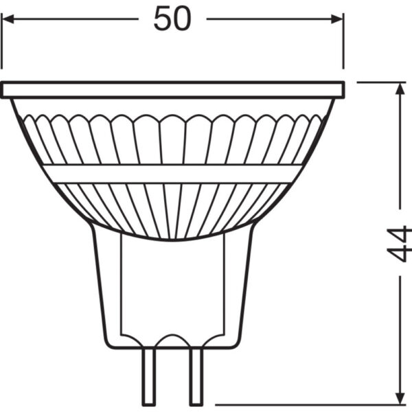 [LVE-4099854059759] Ledvance/Osram Bombilla LED Spot GU5,3 2,6W 210Lm 2700K 36º IP20