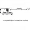 Downlight LED "Philips" 24W 2400Lm 3000ºK IP54 30000H [PH-35402900]