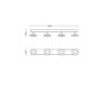 Aplique de Pared LED Philips ClockWork Blanco 4x4.5W Regulable 2000Lm  [PH-8718696154526]