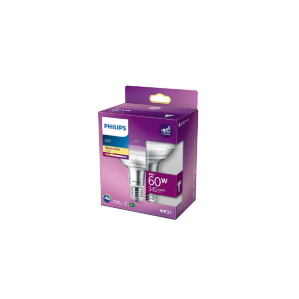 Bombilla LED Philips E27 R80  4W 410Lm 2700K [PH-929001891503