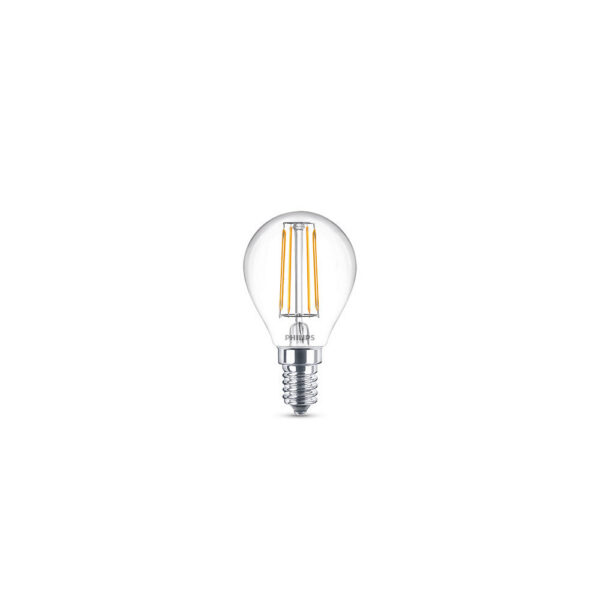 Pack 2 Bombilla LED Philips E14 P45  4.3W 470Lm 2700K [PH-929001890467