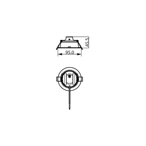 Pack 3 Downlight LED Philips "Meson" Circular 5,5W 550Lm Blanco 4000K [PH-915005805503]