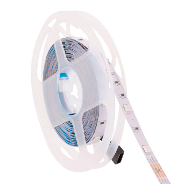 Tira de 150 LEDs 36W 2.100Lm SMD5050 12VDC RGB IP33 x5M 40.000H [PL-219011-RGB-IP33]-RGB