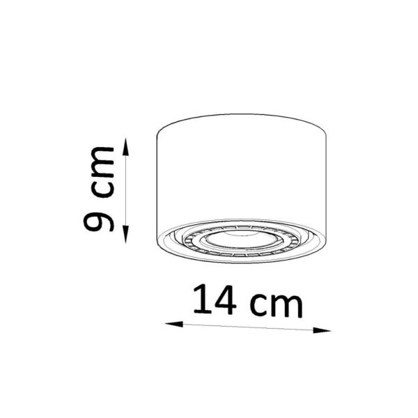 Lámpara de Techo "Basic" [SOL-SL.0881]