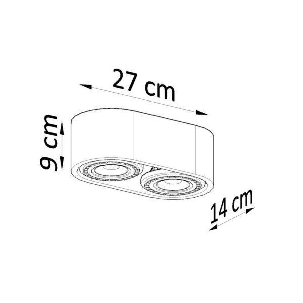 Lámpara de Techo "Basic-1" [SOL-SL.0882]