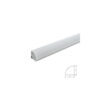 Perfíl Aluminio para Tira LED Instalación Esquinas - Difusor Opal x 1M
