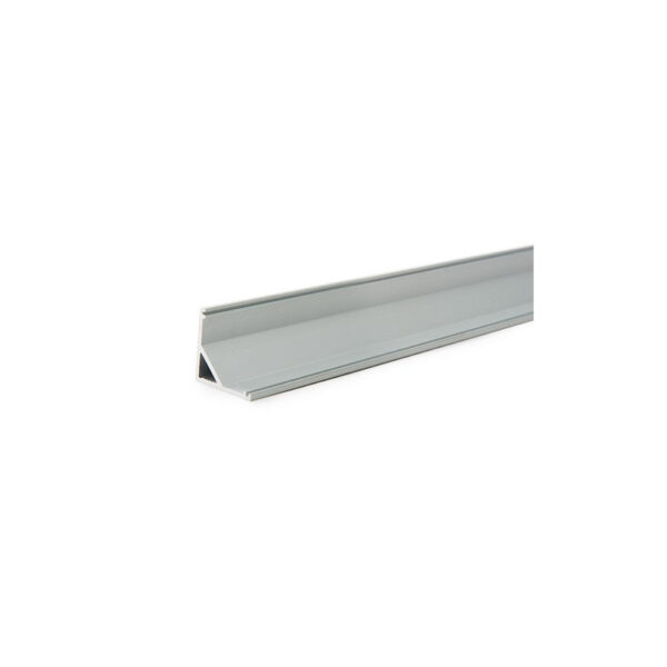 Perfíl Aluminio para Tira LED Instalación Esquinas - Difusor Opal x 1M
