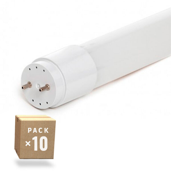 Pack 10 Tubos LED T8 18W 2520Lm 6000ºK Vidrio 120Cm 40.000H [TC-T8-18WC-CW-PK10-AP]