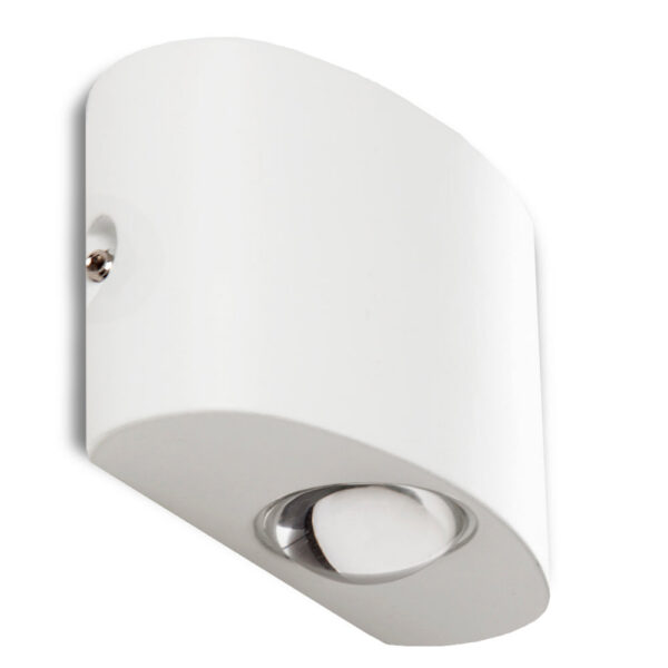 Aplique LED 2W  129Lm 2700ºK Brooklyn IP65 40.000H [TH-854-WW