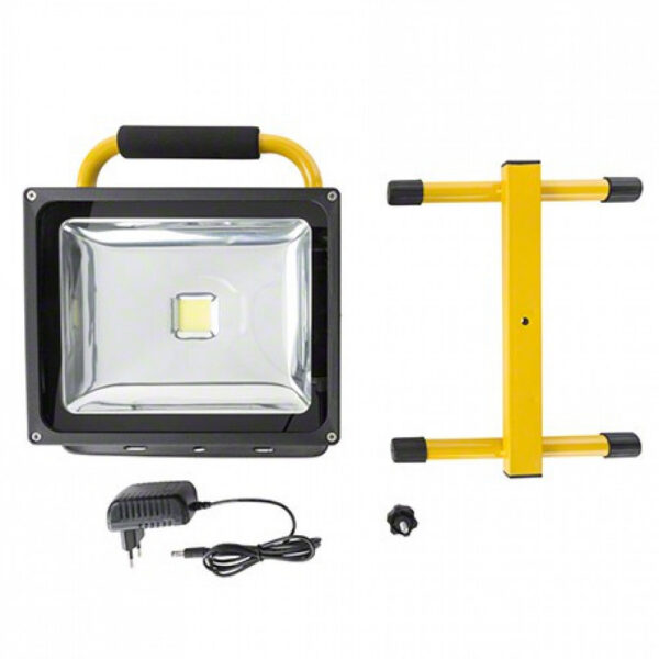 Foco Proyector LED 30W 3.000Lm 6000ºK IP65 Batería Recargable 40.000H [UPL-FL30W]