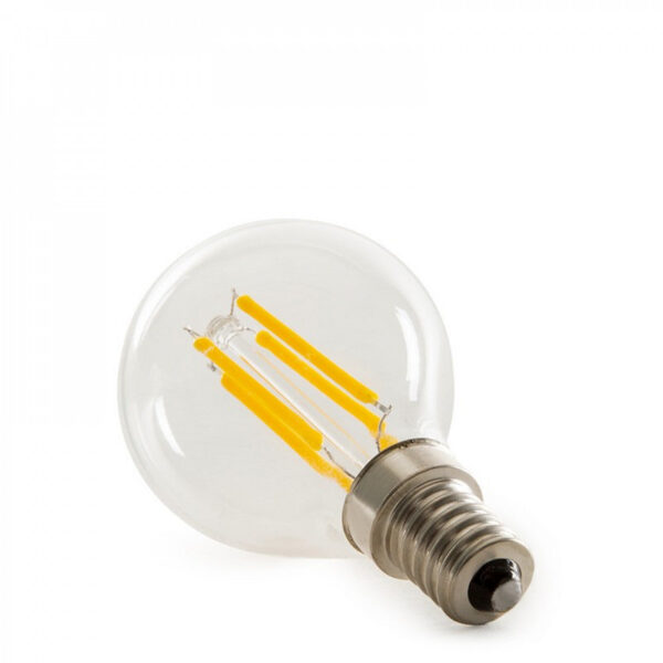 Bombilla LED E14 4W  288Lm 2000ºK Filamento G45 40.000H [WO-LF-G45-E14-4W-WW]