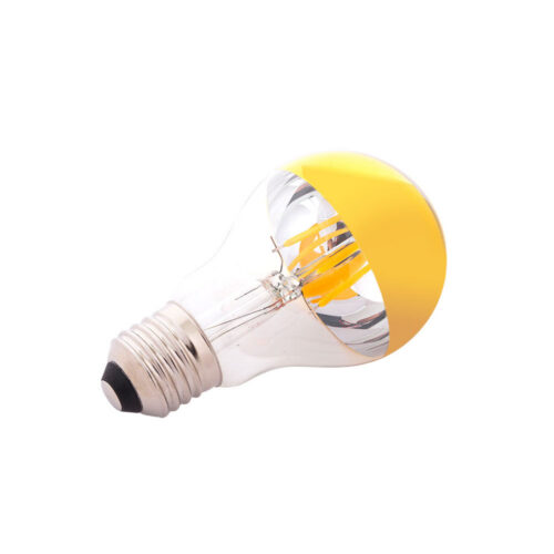 Bombilla LED E27 4W  273Lm 2000ºK Filamento A6 Reflector Oro 40.000H [WR-A60-GOLDEN-4W-WW