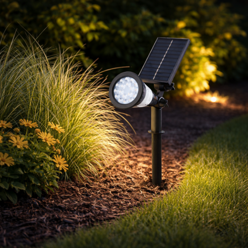 Baliza LED Solar 2700ºK Panel: 5,5V/1,1W Batería: 3,7V/1200MaH  [WR-SW6069-WW]
