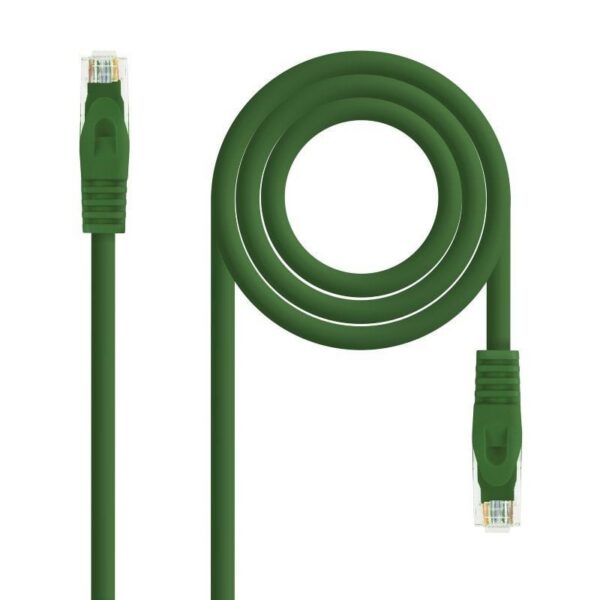 Cable de Red RJ45 UTP Nanocable 10.20.1800-L25-GR Cat.6A/ LSZH/ 25cm/ Verde