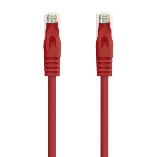 Cable de Red RJ45 UTP Nanocable 10.20.1800-L25-R Cat.6A/ LSZH/ 25cm/ Rojo