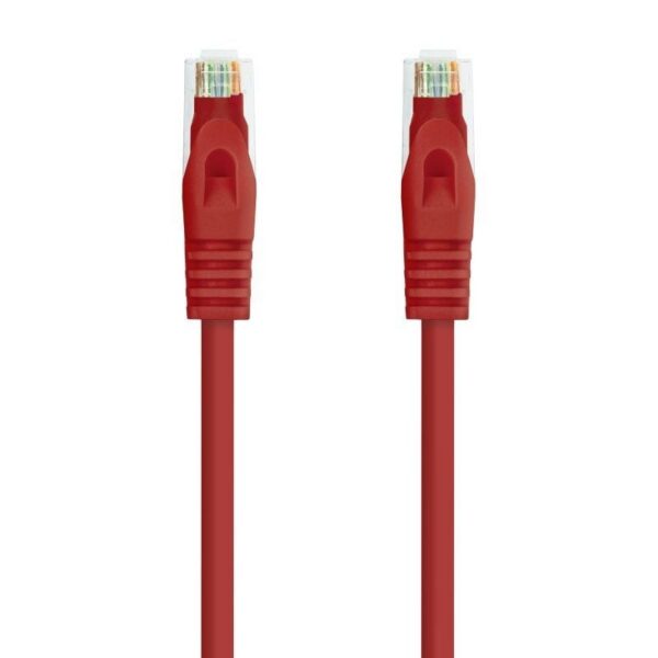Cable de Red RJ45 UTP Nanocable 10.20.1800-L25-R Cat.6A/ LSZH/ 25cm/ Rojo