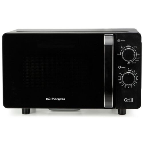 Microondas Orbegozo MIG 2071 CE/ 700W/ Capacidad 20L/ Función Grill/ Negro