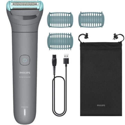 art_phpae-cor20bg34852015_1 Cortabarbas Philips Body Groomer BG3485/15/ con Batería/ 3 Accesorios