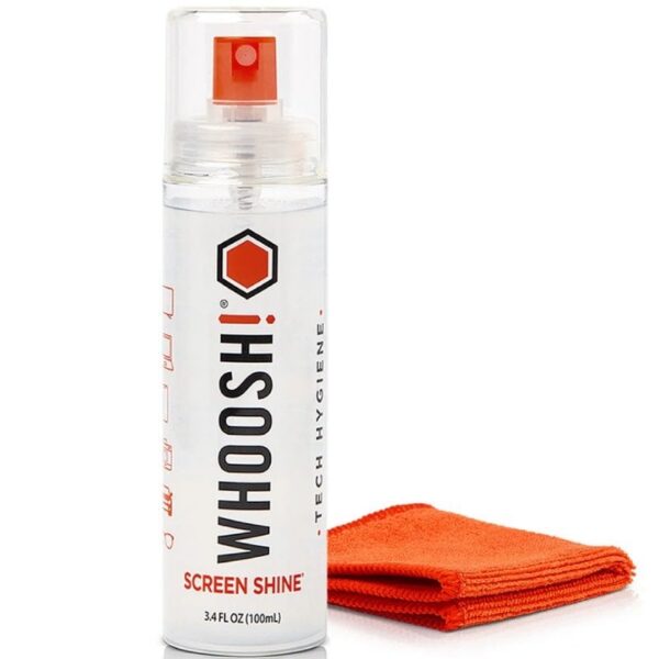art_whos-spray20wsh003_1 Kit Limpiador de Pantallas Whoosh Kit GO XL WSH003/ Spray 100ml + Paño Microfibra