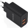 art_ais-carga20a110-1028_1 Cargador de Pared GaN Aisens A110-1028/ 2xUSB Tipo-C/ 2xUSB/ 32W/ Negro